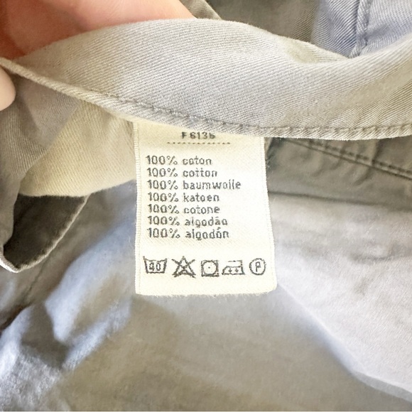 Lacoste Classic Fit Flat Front Cotton Twill Chino Shorts Grey 33 - Picture 6 of 7